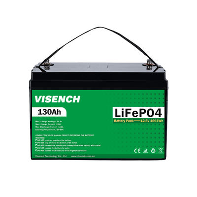 Visench Prismatique 12V 12.8V 40Ah Cycles profonds Système de stockage d'énergie solaire rechargeable