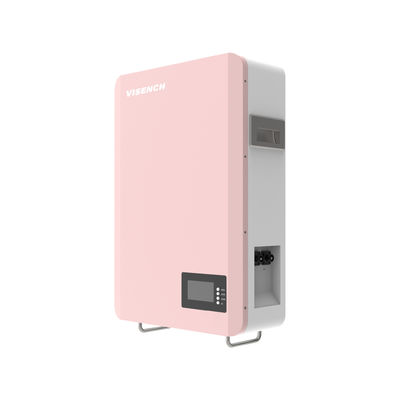 Maison haute tension Mur monté 51.2 V 200Ah Bms Lfp stockage d'énergie solaire 48V 100Ah Lifepo4 batterie au lithium-ion