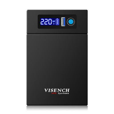 5 kg de poids LiFePO4 batterie 1200VA système UPS hors ligne avec écran LCD et couleur noire