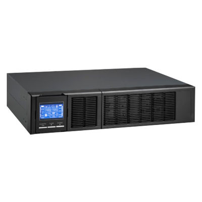 1KVA 10KVA Plateau d'onde sinusoïdale pure monté UPS en ligne avec courant de charge réglable et sauvegarde SNMP