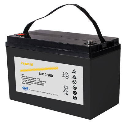 Batterie américaine GNB Batterie de stockage d'énergie industrielle S312-100 12V 100AH avec 1000 Wh d'énergie électrique