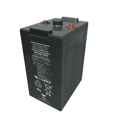 YUASA UXL550-2FR 2V 500Ah Meilleur stockage d'énergie Entretien gratuit Batterie VRLA rechargeable 500Ah 2V pour l'énergie électrique