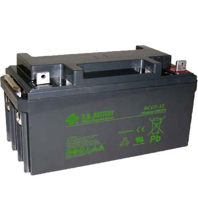 Batterie BB à cycle profond 12V 65Ah BC65-12 Batterie au plomb-acide à décharge élevée