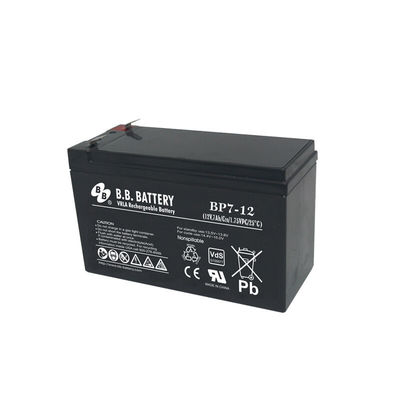 L'acide de plomb VRLA UPS Agm 12V 7ah batterie batterie rechargeable pour système d'éclairage d'urgence