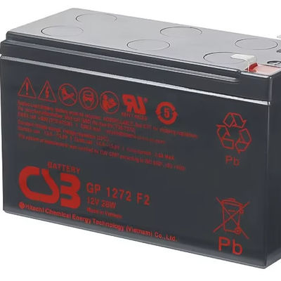 CSB GP1272 F2 12V 28W batterie au plomb-acide régulée par soupape sans entretien