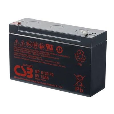 CSB GP6120 batterie au plomb-acide régulée par vanne sans entretien 6V 12Ah