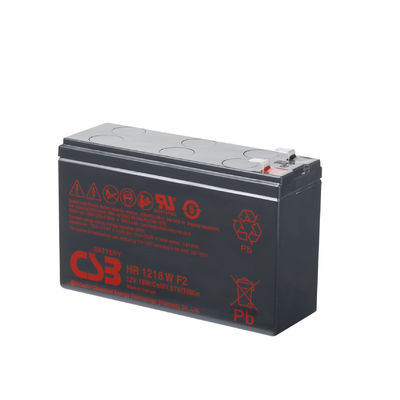 Batterie CSB HR1218W 12V 18W 1.67V haute performance rechargeable sans entretien 12V 18W batterie au plomb acide