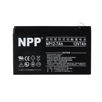 NPP NP12-7Ah Batterie rechargeable scellée au plomb acide 12V 7Ah