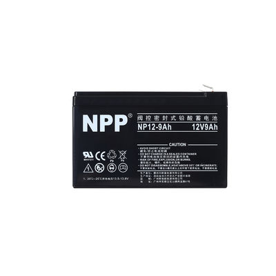 NPP NP12-9Ah Meilleur stockage d'énergie Maintenance gratuite remplacement de la batterie au plomb acide scellé pour le système de sécurité d'alarme à domicile