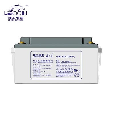 12V 65AH UPS Batterie rechargeable à cycle profond GEL Batterie de petite capacité pour le stockage d'énergie Matériau au plomb Type scellé