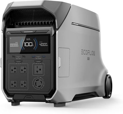Générateur solaire 4000wh Ecoflow Delta PRO 3 120/240V 4000W sortie CA, centrale électrique portable pour usage domestique