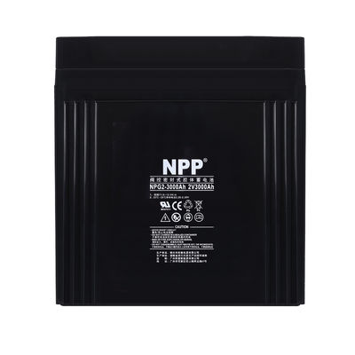 Une centrale nucléaire respectueuse de l'environnement NaiPu NPG2-3000 2V batterie au gel 3000Ah pour les systèmes d'énergie solaire et hors réseau