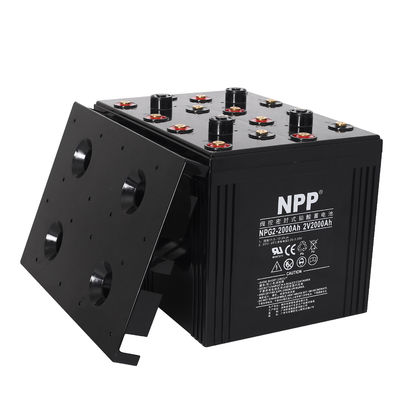 Batterie en gel à haute performance NPG2-2000Ah 2V 2000Ah pour les systèmes d'alimentation de secours