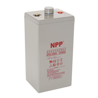 NPP durable NPG2-300Ah Meilleur stockage d'énergie Entretien gratuit Rechargeable Avancé 2V 300Ah Batterie au plomb-acide Batterie au gel