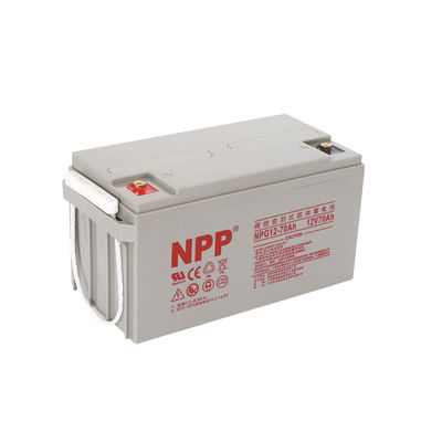 Une centrale nucléaire de haute qualité NPG12V 70AH Système d'énergie solaire pour la maison Ups GEL Batterie pour la lumière solaire de la rue