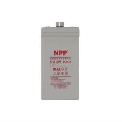 NPP NPG2-200 Batterie au plomb à haute performance 2V 200Ah Batterie au gel pour une alimentation fiable