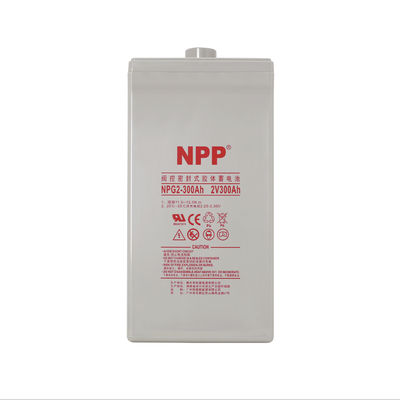 NPP durable NPG2-300Ah Meilleur stockage d'énergie Entretien gratuit Rechargeable Avancé 2V 300Ah Batterie au plomb-acide Batterie au gel