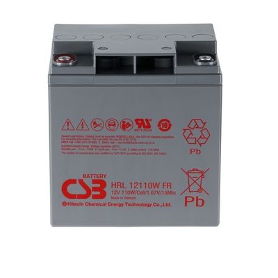 CSB HRL12110W 12V 110W haute vitesse batterie longue durée de vie batterie rechargeable au plomb-acide